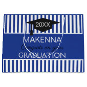 Classy. Geschenktas voor aangepast AFSTUDEREN Groot Cadeauzakje (Voorkant)