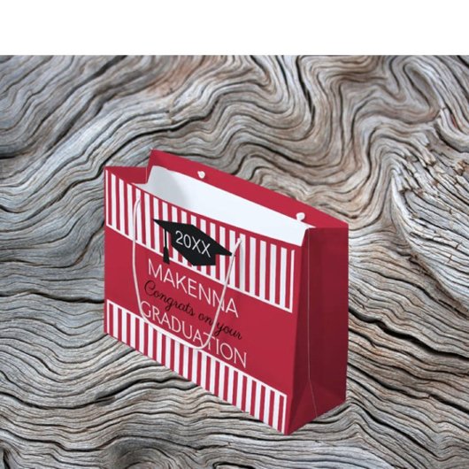 Classy. Geschenktas voor aangepast AFSTUDEREN Groot Cadeauzakje