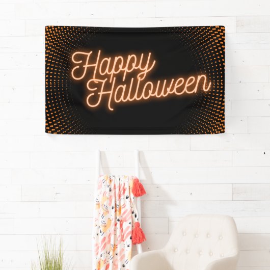 Classy Ggloing Happy Halloween Spandoek (Insitu)