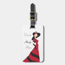 Classy Girl bagagelabel