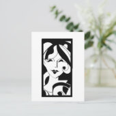 Classy Girl Briefkaart (Staand voorkant)