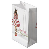 Classy Girl Kerstmis Klein Cadeauzakje (Voorkant Gekanteld)
