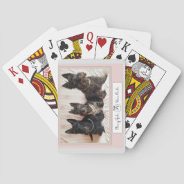 Classy Girls Draag parelkaarten Pokerkaarten