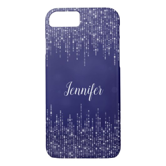 Classy girly String van lichten bokeh gepersonalis Case-Mate iPhone Case (Achterkant)