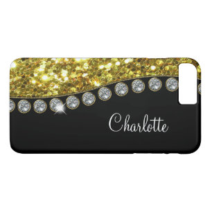 Classy Glamoureus Bling Design iPhone 8/7 Plus Hoesje