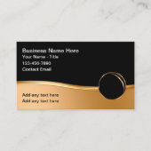 Classy Glanzende Moderne Zakelijke Gouden Toon Visitekaartje (Voorkant)