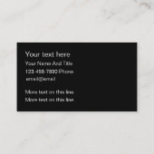 Classy Glitzy Animal Pattern Trendy Visitekaartjes (Achterkant)