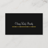 Classy Glitzy Beauty Visitekaartjes (Voorkant)