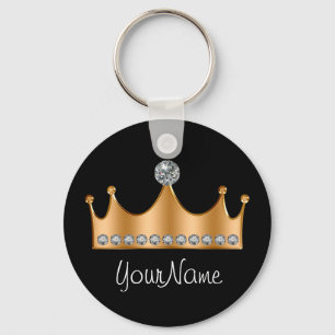Classy Glitzy Bling Princess Crown Sleutelhangers