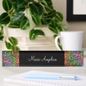 Classy Glitzy Glam Dames Monogram Desk Naambordje
