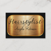 Classy Glitzy Haarstylist Beauty Visitekaartjes (Voorkant)