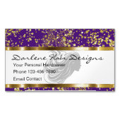 Classy Glitzy Hair Beauty Magnetisch Visitekaartje (Voorkant)