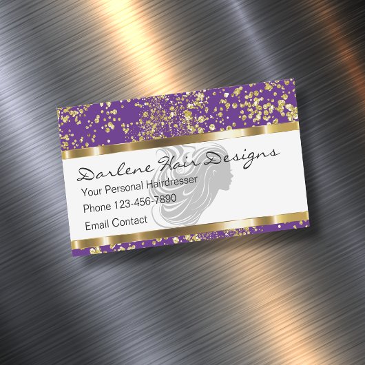 Classy Glitzy Hair Beauty Magnetisch Visitekaartje