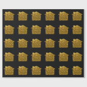 Classy Glitzy Housewarming Design Cadeaupapier (Vlak)