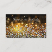 Classy Glitzy Juwelier Thema Visitekaartjes (Voorkant)
