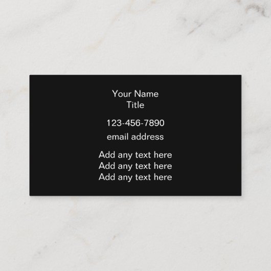 Classy Glitzy Monogram Editable Visitekaartjes (Achterkant)