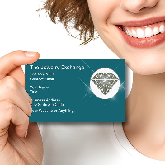 Classy Glitzy Sieradenwinkel Bling Visitekaartjes