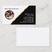 Classy Glossy Notary openbaar Visitekaartje (Voorkant / Achterkant)