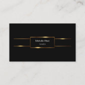 Classy Glossy Realtor Portret Visitekaartjes (Voorkant)