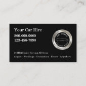 Classy Glossy Taxi-profielkaarten Visitekaartje (Voorkant)