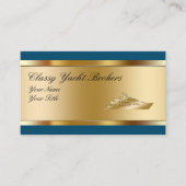 Classy Glossy Yacht Broker Visitekaartjes (Voorkant)