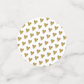 Classy Gold 50e verjaardag Hartelijk dank Confetti (Kleine voorkant)