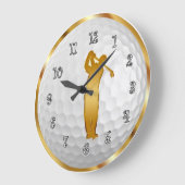 Classy Gold Acrylwandklokken Grote Klok (Hoek)