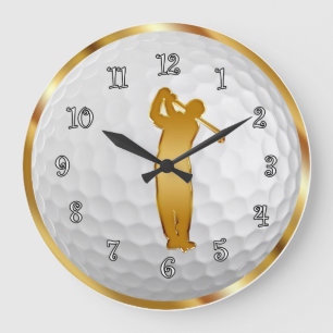 Classy Gold Acrylwandklokken Grote Klok