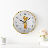 Classy Gold Acrylwandklokken Grote Klok (Huis)