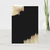 Classy Gold Black Cheers Happy Nieuwjaar Feestdagen Kaart (Achterkant)