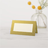 Classy Gold Border Gouden Jubileum Blank Plaatskaartje (Achterkant)