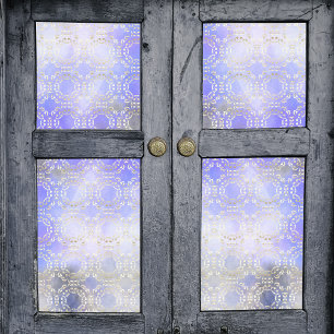 Classy Gold Damask op Paars Waterverf ontkoppeling Tissuepapier