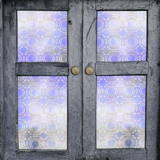 Classy Gold Damask op Paars Waterverf ontkoppeling Tissuepapier