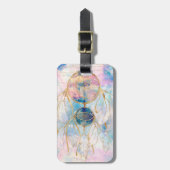 Classy Gold dreamcatcher Rainbow Clouds Sky-ontwer Bagagelabel (Voorkant verticaal)