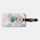 Classy Gold dreamcatcher Rainbow Clouds Sky-ontwer Bagagelabel (Achterkant horizontaal)