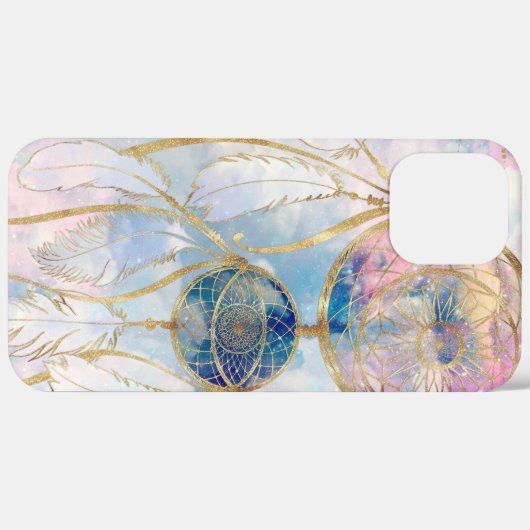 Classy Gold dreamcatcher Rainbow Clouds Sky-ontwer Case-Mate iPhone Case (Achterkant (horizontaal))