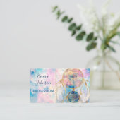 Classy Gold dreamcatcher Rainbow Clouds Sky-ontwer Visitekaartje (Staand voorkant)