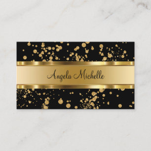 Classy Gold en Black Professional Visitekaartje