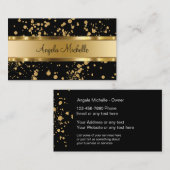 Classy Gold en Black Professional Visitekaartje (Voorkant / Achterkant)