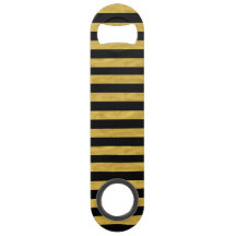 Classy Gold en Black Stripe