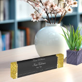 Classy Gold en Glitter Executive Kantoor Naambordje