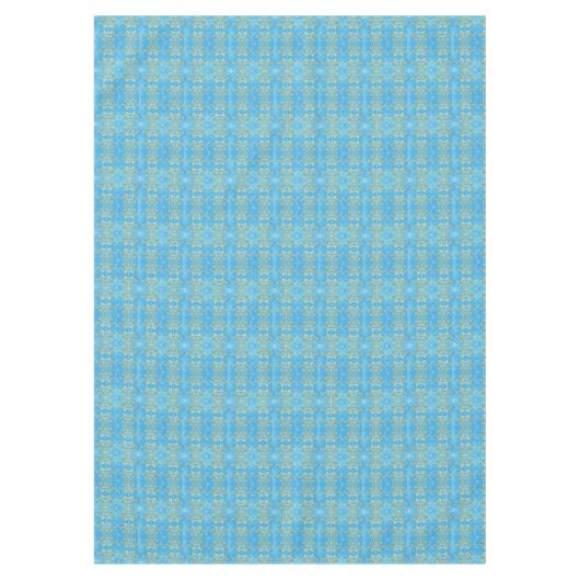 Classy Gold Floral Pattern Tafelkleed (Voorkant)