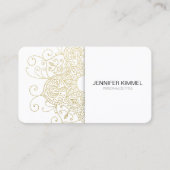 Classy Gold Foil Kijk Mandala Minimalist Visitekaartje