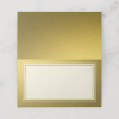 Classy Gold Glitter Border Jubileum Blank Plaatskaartje (Buitenkant ongevouwen)