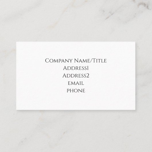 Classy Gold Glitter Drips-script Visitekaartje (Achterkant)