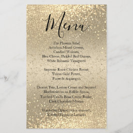 Classy Gold Glitter - Menu