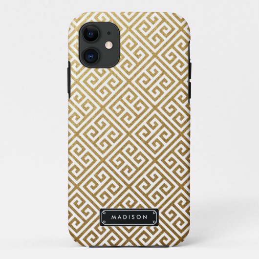 Classy Gold Greek Key - persoonlijk Case-Mate iPhone Case (Achterkant)