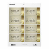  Classy Gold Heart Etiket (Full Sheet)