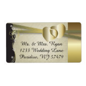  Classy Gold Heart Etiket (Voorkant)