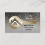 Classy Gold Key en Oxford Real Estate Visitekaartj Visitekaartje (Voorkant)